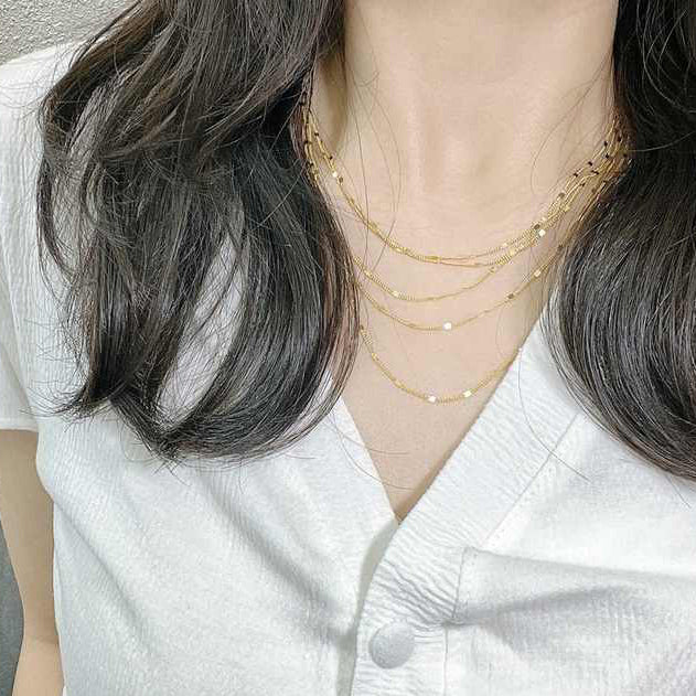 Gold Multi-Layered Necklace