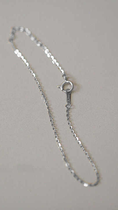 Silver Minimalist Chain Bracelet